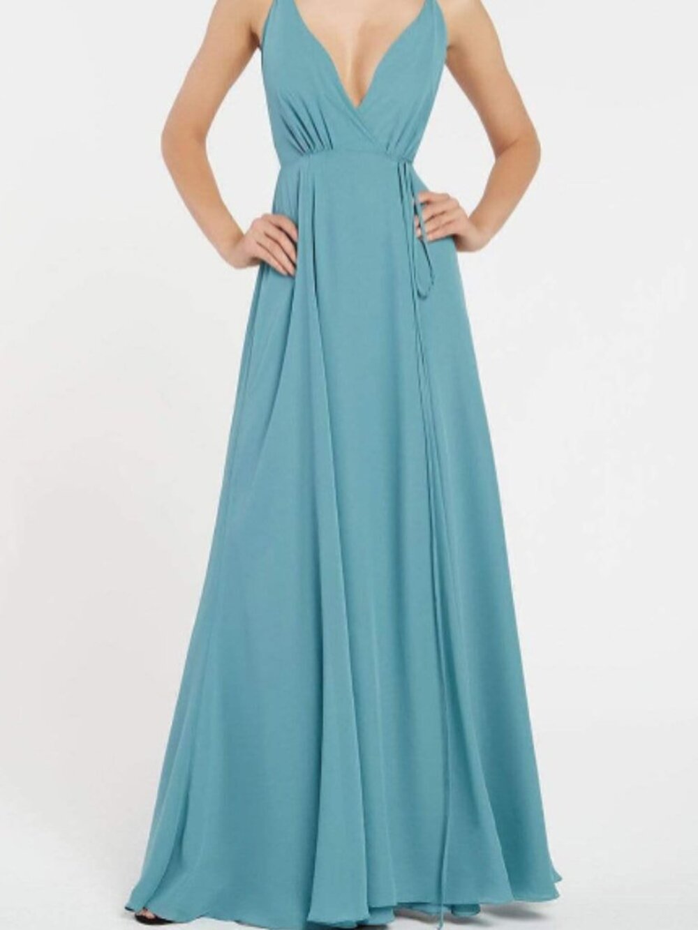 NWT Alyce Paris 60456 Sleeveless Prom Dress Premier Blue Size 2